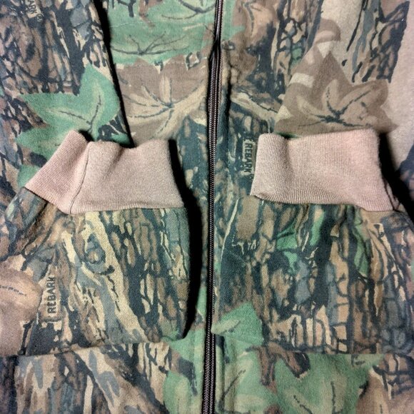 Ocoee Rabark Camouflage Jacket Men L Chamois Heavy Flannel Camo Zip Hunting Hunt - Picture 13 of 15
